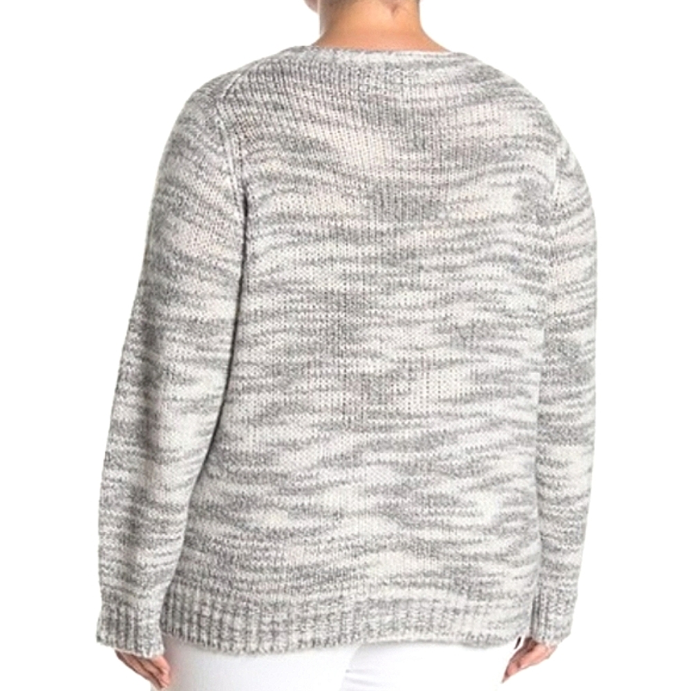 Eileen Fisher Merino Wool Silk Blend Top,Plus Size - Picture 2 of 7